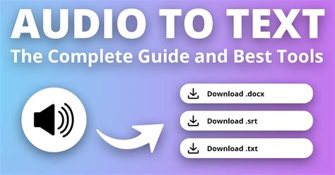 Transcribe Audio To Text The Complete Guide