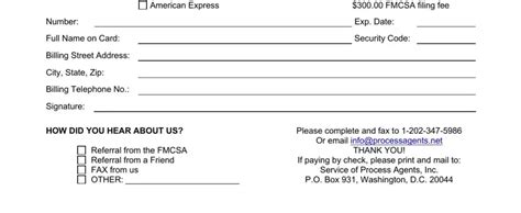 Fmcsa Passenger Authorization Pdf Form Formspal