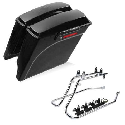 Extended Stretched Hard Saddlebags Conversion Brackets Fit For