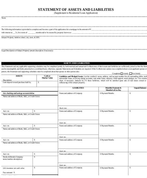 FREE 50 Sample Statement Forms In PDF