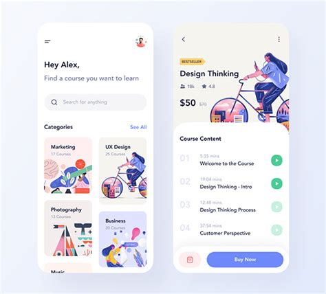 Course App Figma Ui Kit Courses Figma Freebie Freebiesui