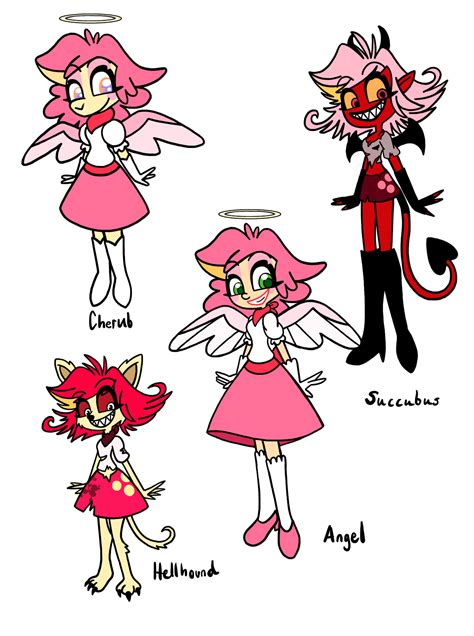 Hazbin Hotel Niffty Alternate Forms By Purpleorchid 8863 On Deviantart