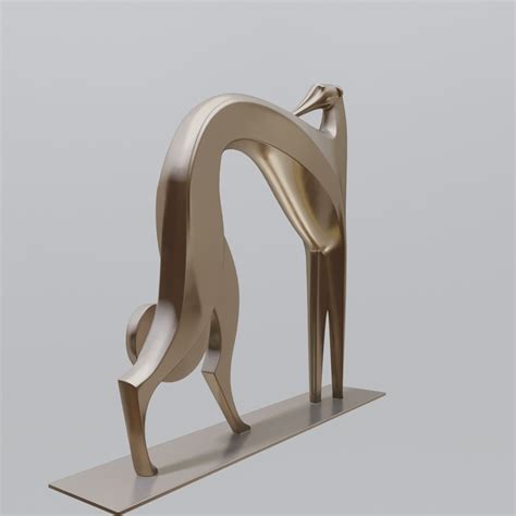 3D greyhound art deco - TurboSquid 1150307