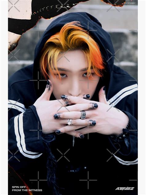 Ateez Mingi Halazia Concept Photo Sticker For Sale By Alice222