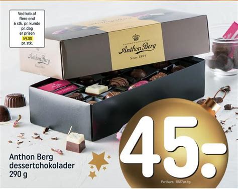 Anthon Berg Dessertchokolader Tilbud Hos Rema