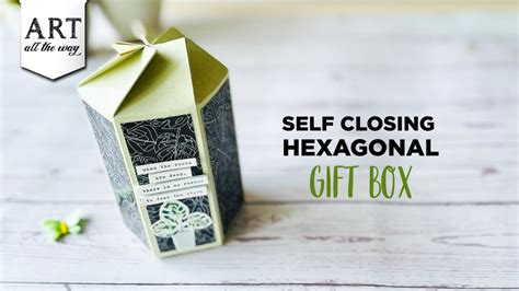 Self Closing Hexagonal Gift Box Diy Gift Box Easy Diy Gift Box