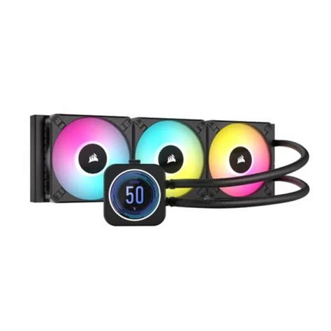 Buy Corsair ICUE H150i Elite LCD XT Display RGB Black All In One 360mm CPU Liquid Cooler ...