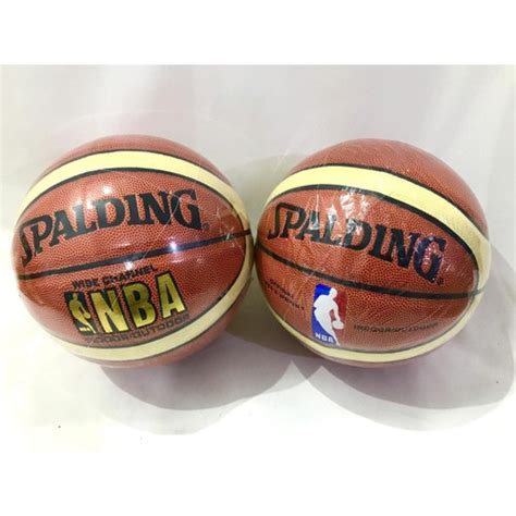 Jual BOLA BASKET SPALDING NBA GOLD BONUS PENTIL JARING Jakarta