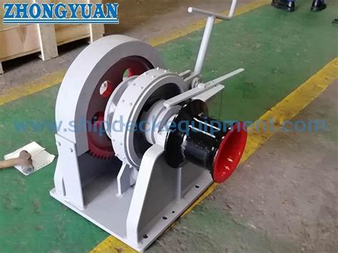 Boat Hydraulic Anchor Windlass With Single Gypsy Single Warping End Ship Deck Equipment