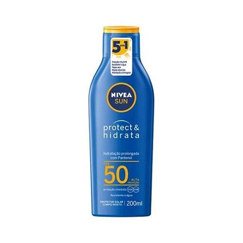 Protetor Solar Corpo E Rosto Nivea Sun Protect Hidrata FPS50 200ml