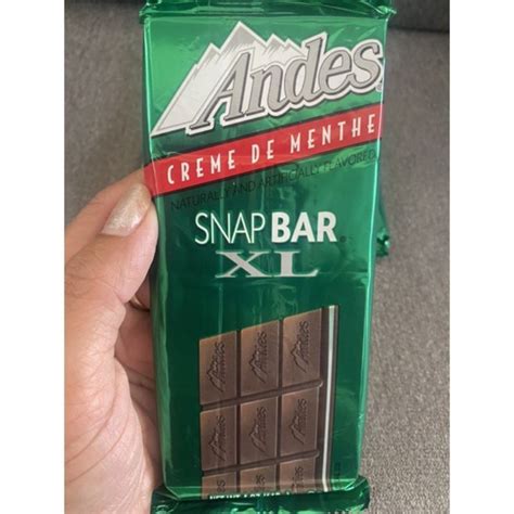 ANDES Mints Creme De Mente Snap Bar XI Chocolate Bar 113g USA Shopee