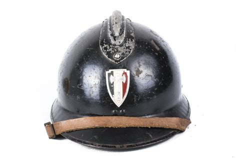 M1926 French Adrian helmet for Police de Vichy – fjm44