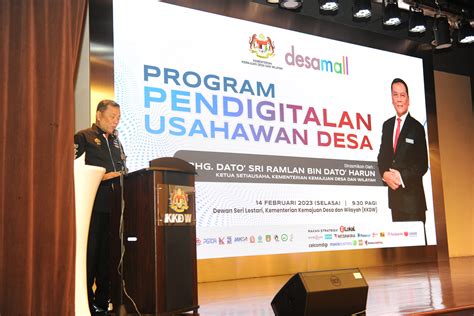 Rm Juta Pelaksanaan Program Pendigitalan Usahawan Desa Edisi