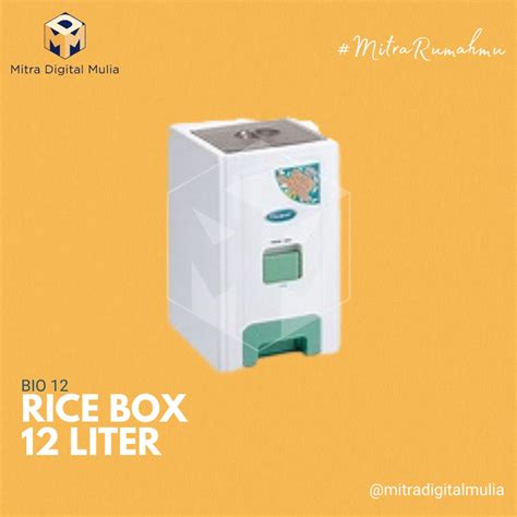 Jual Cosmos BIO 12 Rice Box Tempat Beras 12 Liter Shopee Indonesia