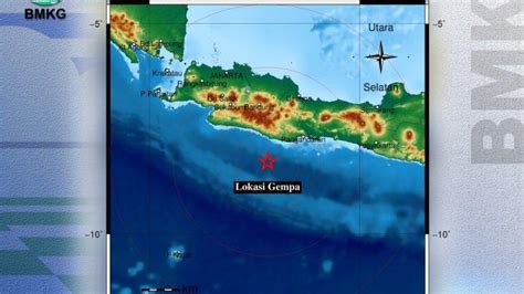 Jumat Pagi Ini Pangandaran Sudah Dua Kali Diguncang Gempa Magnitude 35