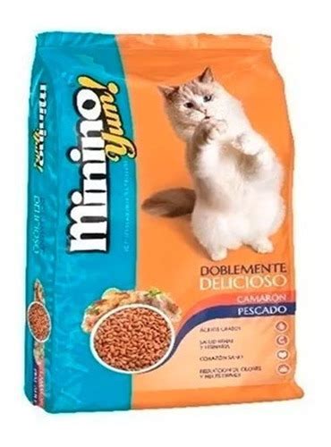 Bulto Alimento Para Gato Minino Yum Pescado Y Camaron Merco