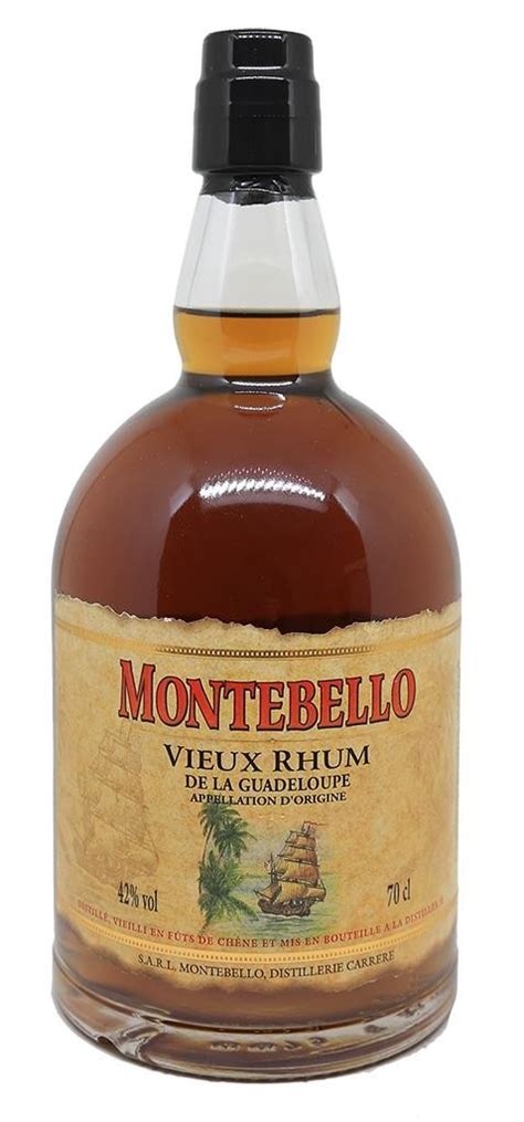 Rhum Agricole Pur Jus De Canne Montebello Ans Mill Sime