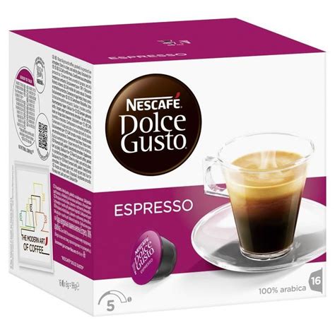 Nescafe Dolce Gusto Espresso Cafe 16 Dosettes Achat Vente café