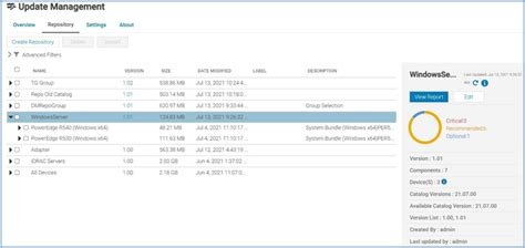 Update Manager Plugin For OpenManage Enterprise Overview Dell