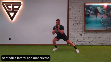 Sentadilla Lateral Con Mancuerna Youtube