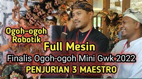 Penilaian Keduk Garage Marmaherz Dan Gusman Surya Di Event Final Lomba