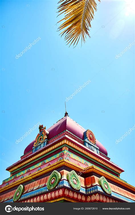 Hindu Temple Colosse Saint Andre Reunion Island France Stock Photo By