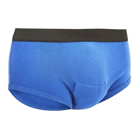 1x Drylife Male Washable Incontinence Pouch Pants Blue Large EBay