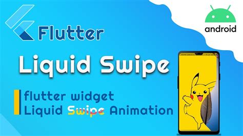 Liquid Swipe Animation Flutter Widget Of The Week Youtube