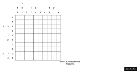 Picross Solver Codesandbox