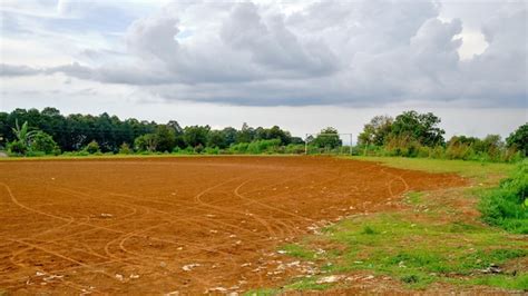 Premium Photo Football Field In The Village