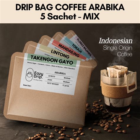 Jual Eazydrip Coffee Drip Bag Filter Kopi Saring Sachet Gr Arabika