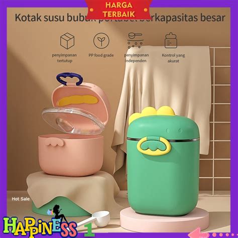 Jual KOTAK SUSU DINO Tempat Kotak Wadah Penyimpanan Susu Bubuk Bayi