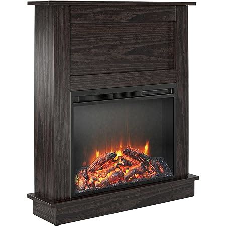 Amazon R W Flame Electric Fireplace Mantel Wooden Surround