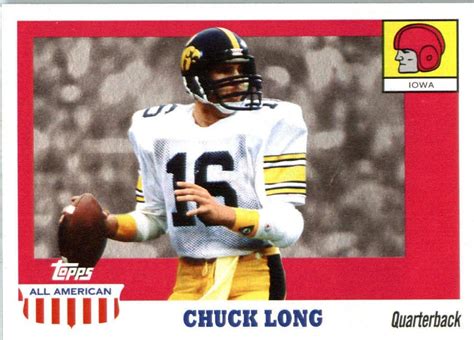 Topps All American Football Card Chuck Long Encased At Amazon