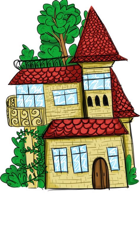 dreamhouse sketch by M-Rolana on DeviantArt