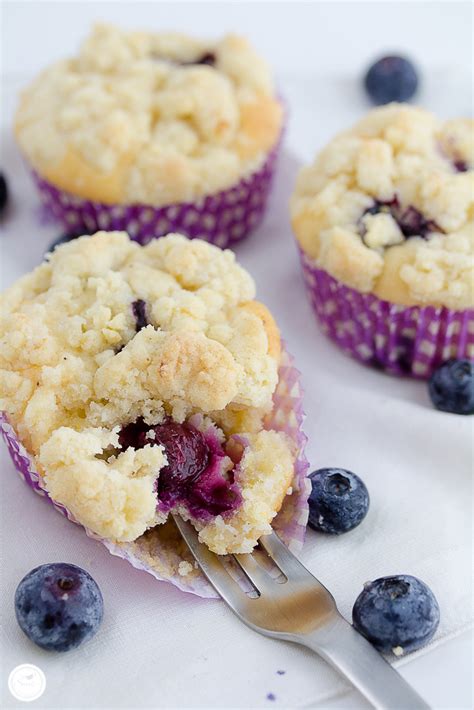 Heidelbeer Joghurt Muffins Mit Zitronenstreusel Sweet S Like Heaven