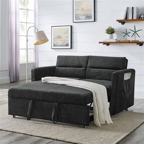 Simple Black Cool Sofa Beds