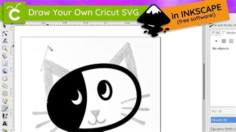 How To Draw An Svg In Inkscape Tutorial For Cricut Youtube 39672 Hot