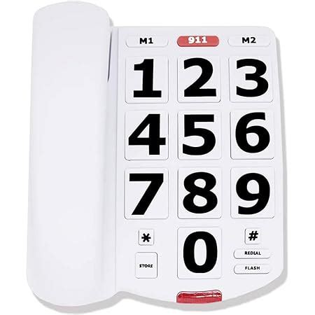 Amazon Large Button Corded Phone For Senior Hepester Elderly