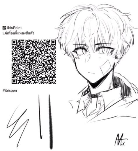 Lineart and sketching brush ibisPaint เคลดลบการวาดภาพ สอนวาดรป