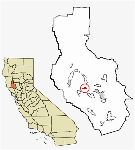 Lake County California Incorporated And Unincorporated California Map