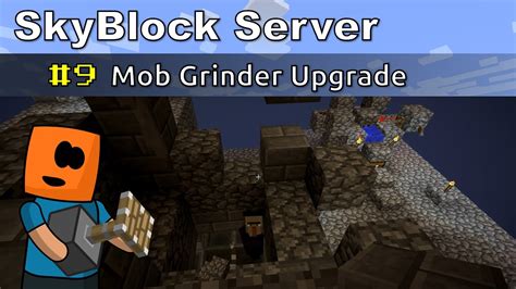 Minecraft Mob Grinder Upgrade Skyblock 9 Youtube