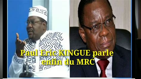 Paul Éric KINGUE sort des dossiers sur le MRC YouTube