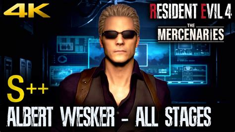 Resident Evil Remake Albert Wesker Mercenaries Gameplay S Rank