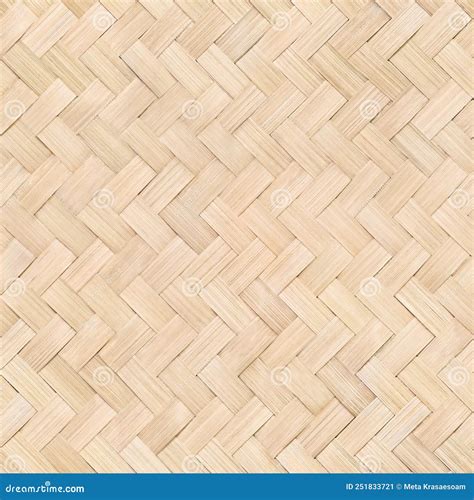 Real Seamless Texture Repeating Pattern Woven Bamboo Mat Board Bamboo