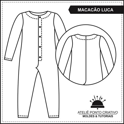 Macacão Infantil Molde e Tutorial PDF