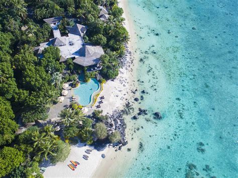 Pacific Resort Aitutaki Oasis From Above Pacific Resort Hotel Group