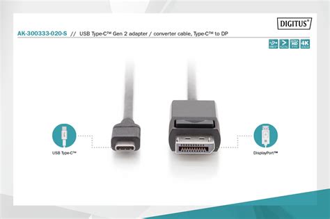 Digitus By Assmann Shop Usb Type C Gen 2 Adapter Converter Cable