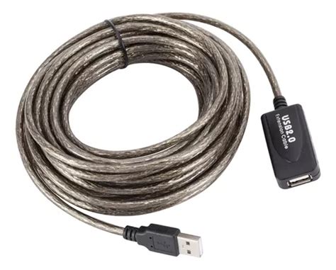 Cabo De Extensão Usb Sinal Extensor Usb 5 Metros Frete Grátis