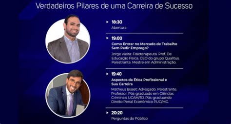 Aula Magna Verdadeiros Pilares De Uma Carreira De Sucesso Em Salvador